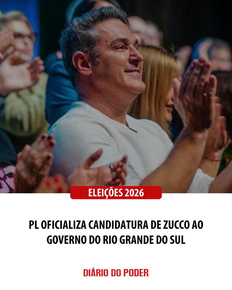 diariodopoder's tweet photo. O deputado federal Luciano Zucco foi oficializado como candidato do Partido Liberal (PL) ao governo do Rio Grande do Sul durante a convenção estadual da legenda, realizada na noite da quarta-feira (22), no Teatro Dante Barone, na Assembleia Legislativa, em Porto Alegre. https://t.co/Fpo9lHs9h2