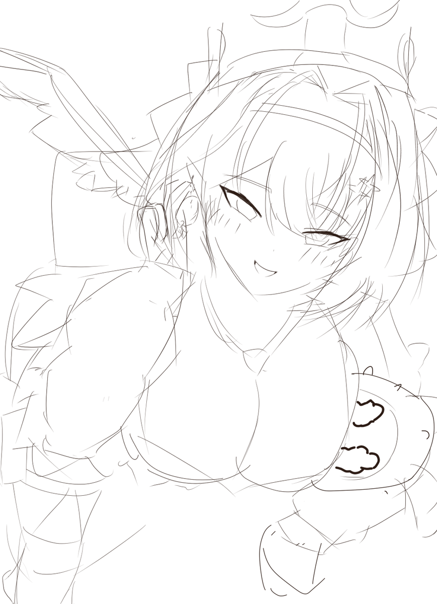 AkibakoTankAuto's tweet photo. #皆さんラフと完成絵を見せてください https://t.co/nkTePnYhad