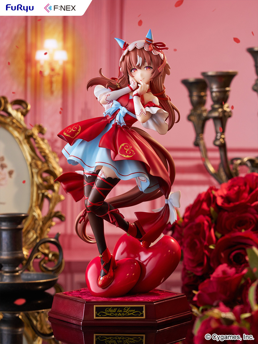 furyu_hm's tweet photo. ＼ F:NEX 受注開始🎉 ／

『ウマ娘 プリティーダービー』より
「スティルインラブ 1/7スケールフィギュア」が登場🎊

勝負服をまとった、オリジナルポーズで丁寧に立体化！

【当サイト&CyStore限定🎁】腕差し替えパーツ 付き！
📅 予約締切：9/15まで

🔗ご予約はこちら
https://t.co/TYfV6iu0Lb

#ウマ娘 #umamusume #Cygames
