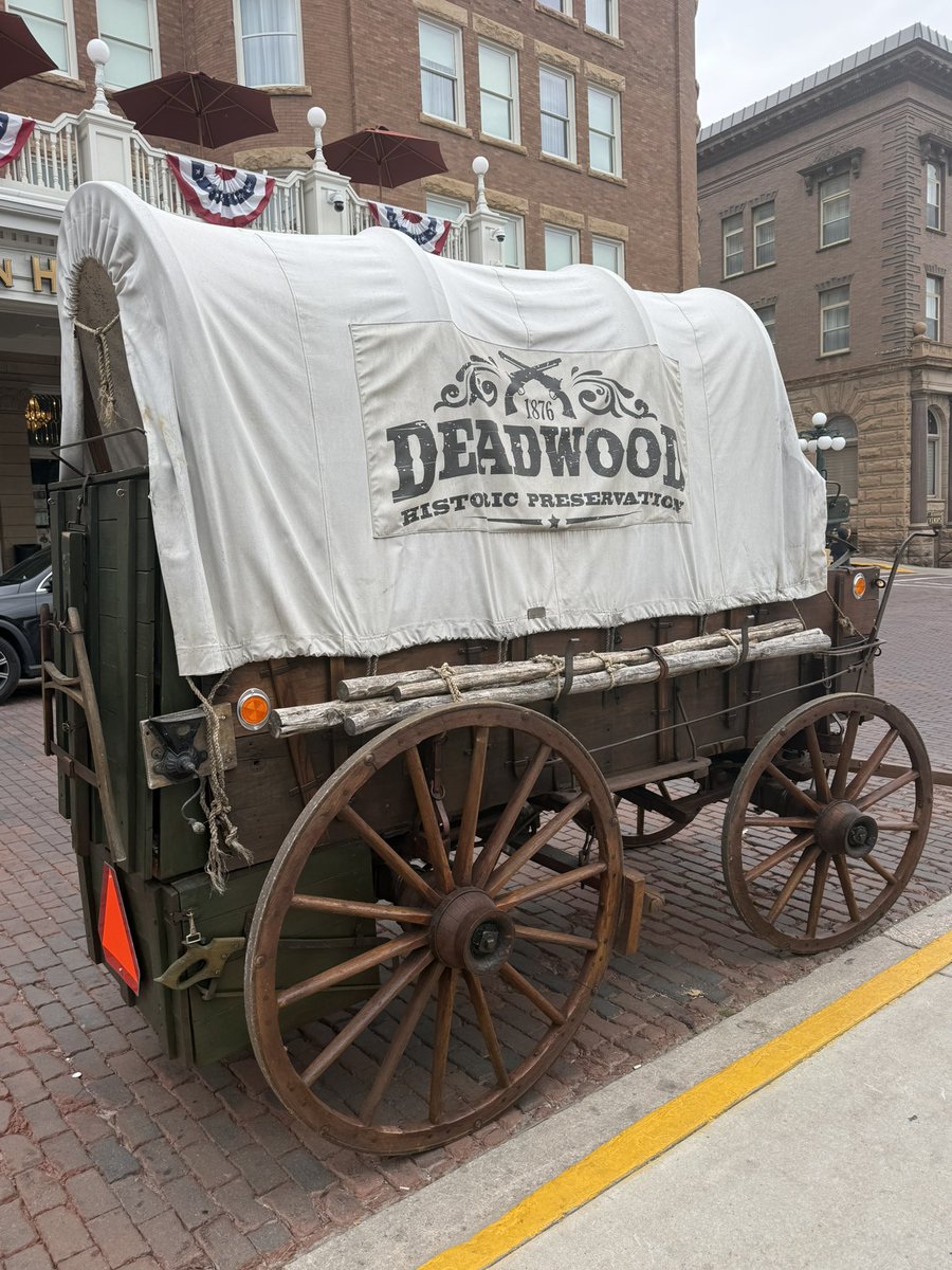 ProudOilWorker's tweet photo. One of our favorite HBO series was Deadwood.  We had a great time there today.  God Bless y’all.  

#rv #finchepic2026 #deadwood #blackhills https://t.co/SoGNWQ3TWZ