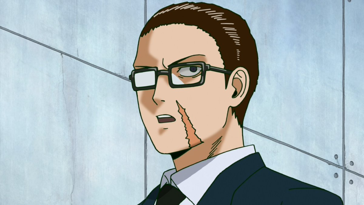 wb_anime's tweet photo. 本日は、元「爪」第7支部・桜威の誕生日！👓👜

呪玩を操る冷静沈着な男……のはずが、霊幻のお説教に圧倒されたり、少し憎めない（？）姿も印象的な存在感抜群のキャラクターです✨

Happy Birthday, Sakurai! 👓✨
Reply with your favorite Sakurai moments!

📺モブサイコ100 https://t.co/VEBR8m0xzl