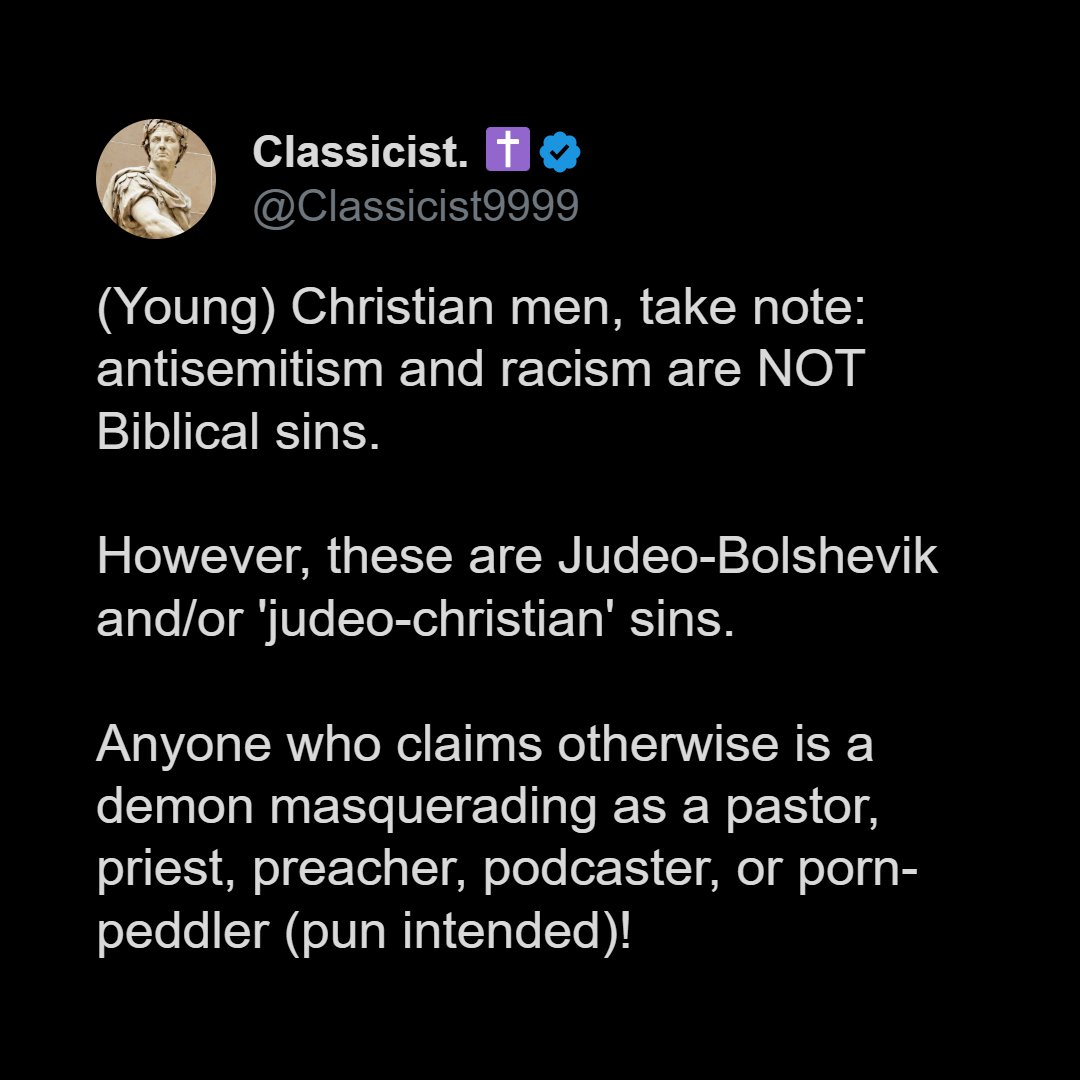 Classicist. ✝️ tweet media