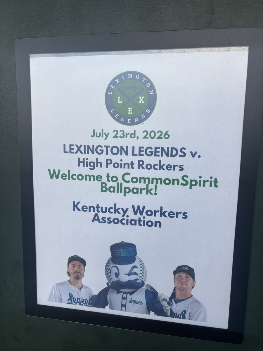 TJLitafik's tweet photo. It was a nice outing tonight for our client Kentucky Workers Association at the Lexington Legends game attended by KWA members from across the Commonwealth and others including Rep. Patrick Flannery, Chair of the House Local Gov’t Committee. #KWA #SolonStrategies #YourWinningTeam https://t.co/WV0u89ADgu