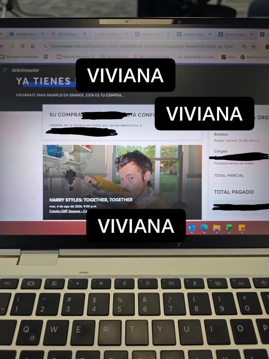 vivianaxtorres's tweet photo. ¡Vendo 2 boletos para Harry Styles en CDMX! 
🎟️ Zona: General C
💲 $1,200 MXN cada uno.
Si te interesa o conoces a alguien que esté buscando boletos, mándame mensaje. ✨
#HarryStylesCDMX #BoletosHarryStyles #TogetherTogetherCDMX https://t.co/WxYpmyakXZ