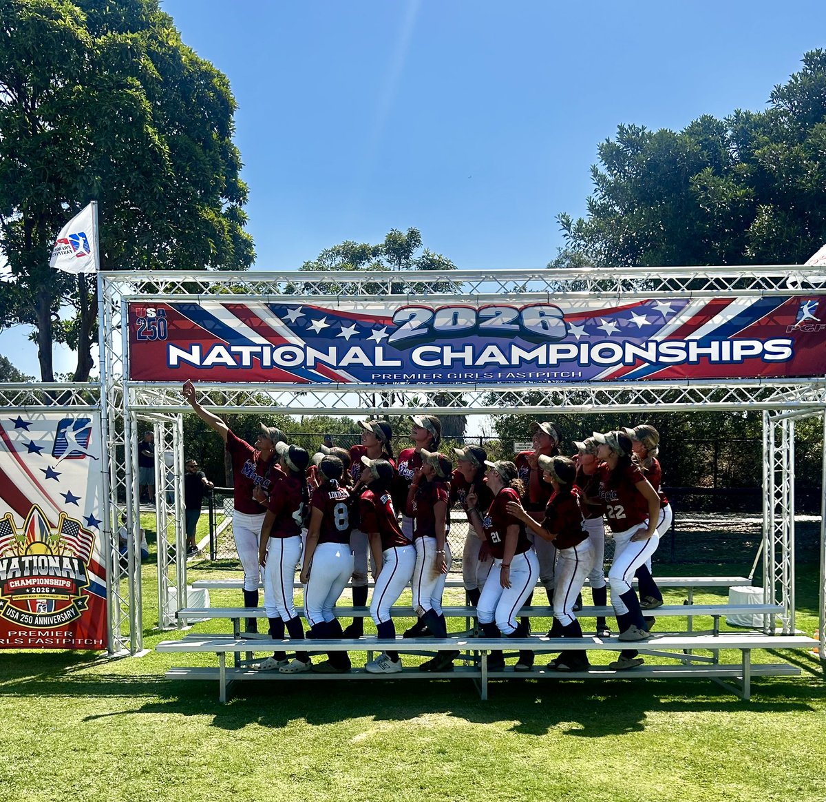 LMagic_Munoz16U's tweet photo. PGF Nationals 2026 💙🪄❤️

Not the ending they hoped for, but so proud of this group and the fight they showed all week! An amazing summer and so much fun to watch!

Time to rest, reset &amp; get ready for fall! 💫

#TheStandard #LadyMagicSoftball #BelieveInMagic #GoMagic https://t.co/nJSqrfpIo4