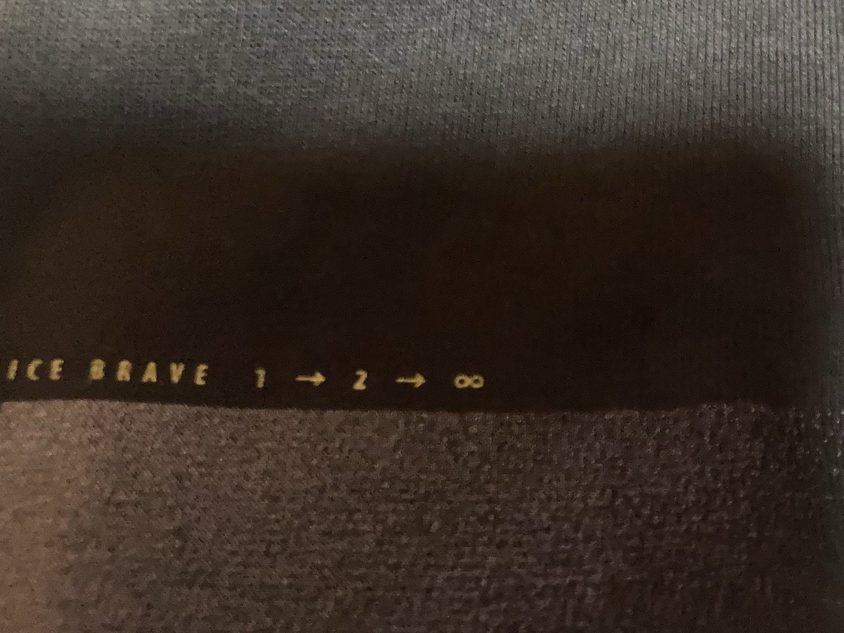 Taotoi's tweet photo. ちょ💦
今ICE BRAVE -A TURNING SEASON-のグッズが届いたんだけどTシャツのここ見て泣いてる😭 https://t.co/2HquBPqqEi