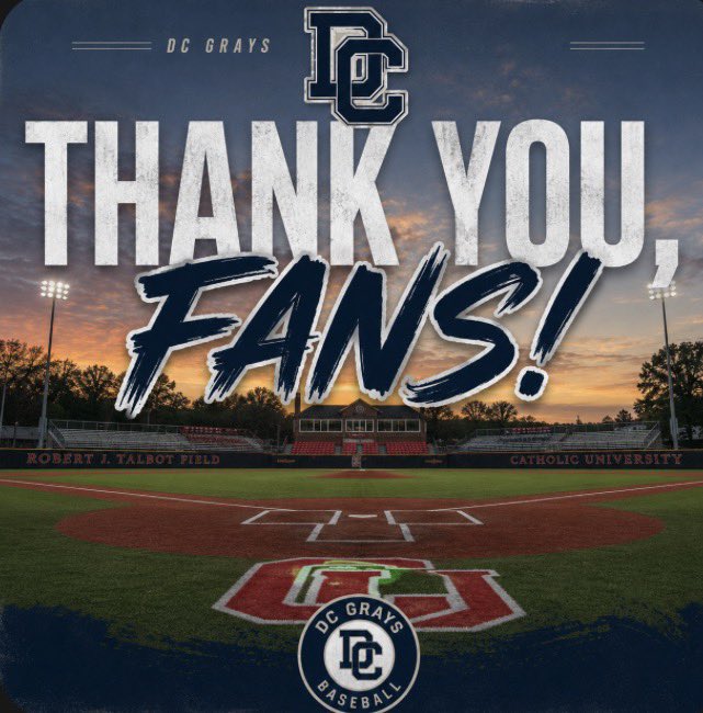 DCGrays's tweet photo. Thank you fans for another amazing season of support for DC Grays baseball!! https://t.co/878YZgZ4sV
