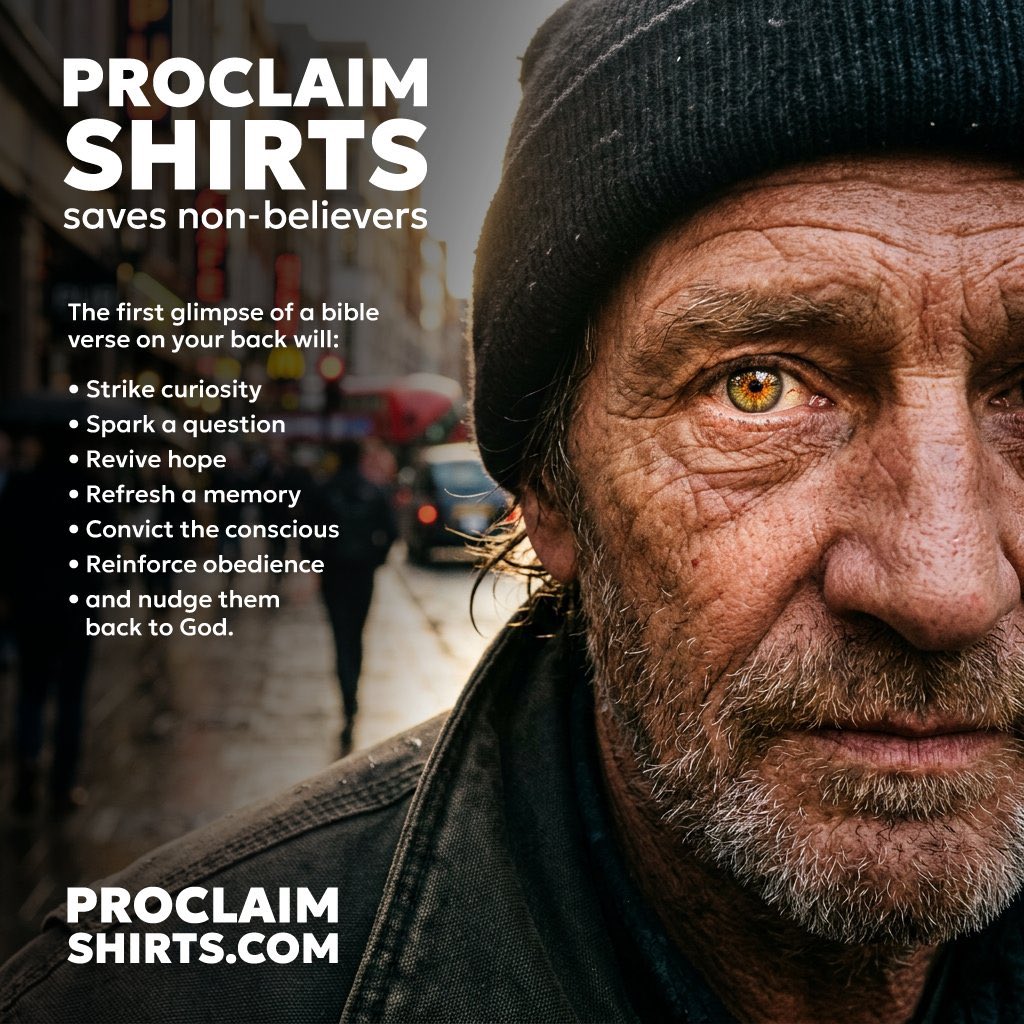 ProclaimShirts's tweet photo. @MBandeau
@jgrob111
Christian, please join OPERATION STORE AISLE:
Wear a PROCLAIM SHIRT for a sliding Christian or non-believer in the supermarket.
https://t.co/BGECR0KLX5
#proclaim #faith #hope #eternallife #jesus #christian #bible #god #faith #jesuschrist #church #christ #prayer #gospel #holyspirit #pray #scripture #grace #catholic #sin #witness