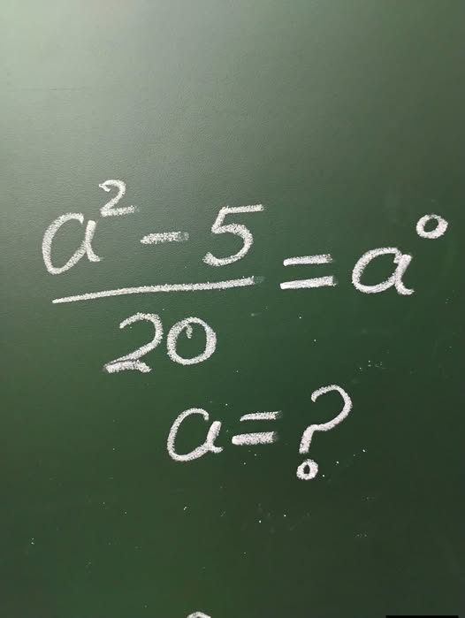 MathzNode's tweet photo. a = ? https://t.co/cqdXVzKxYm