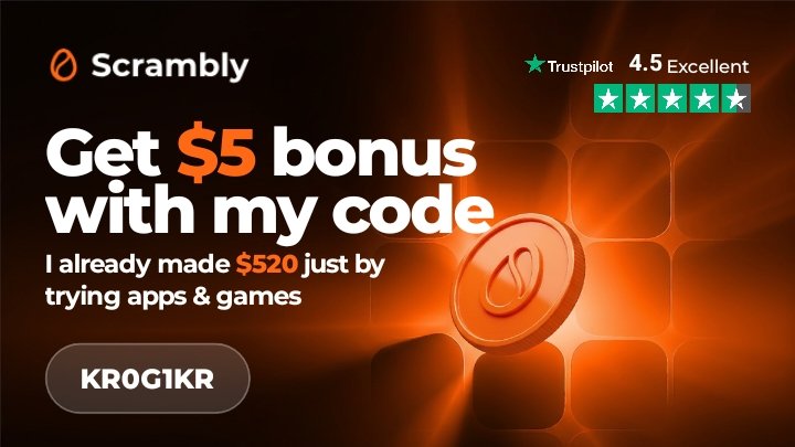 owens_meeks's tweet photo. Join me on Scrambly and get a $5.00 bonus! Use my code KR0G1KR or this link: https://t.co/cnKwufjUz6 https://t.co/IN8RWrNp4U