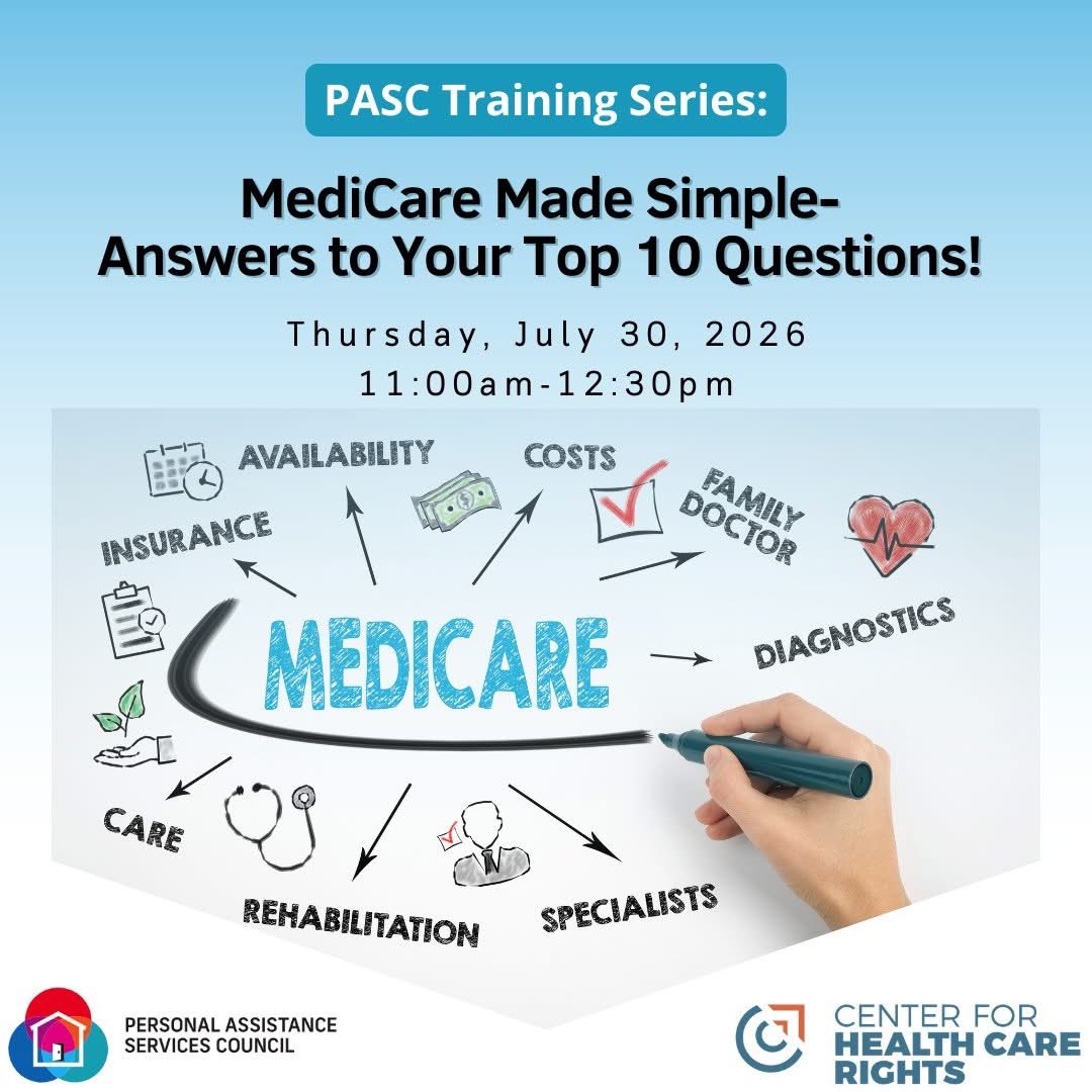 pasc_la's tweet photo. Please join us for an overview discussion about Medicare and bring your questions!
Presented by Rie Fischman with @healthcarerightsla
Please register in advance https://t.co/OSgxFZch2X
#Medicare #MedicareAdvantage #PASCtraining #PASC #LAcounty https://t.co/BccKiVCXLN