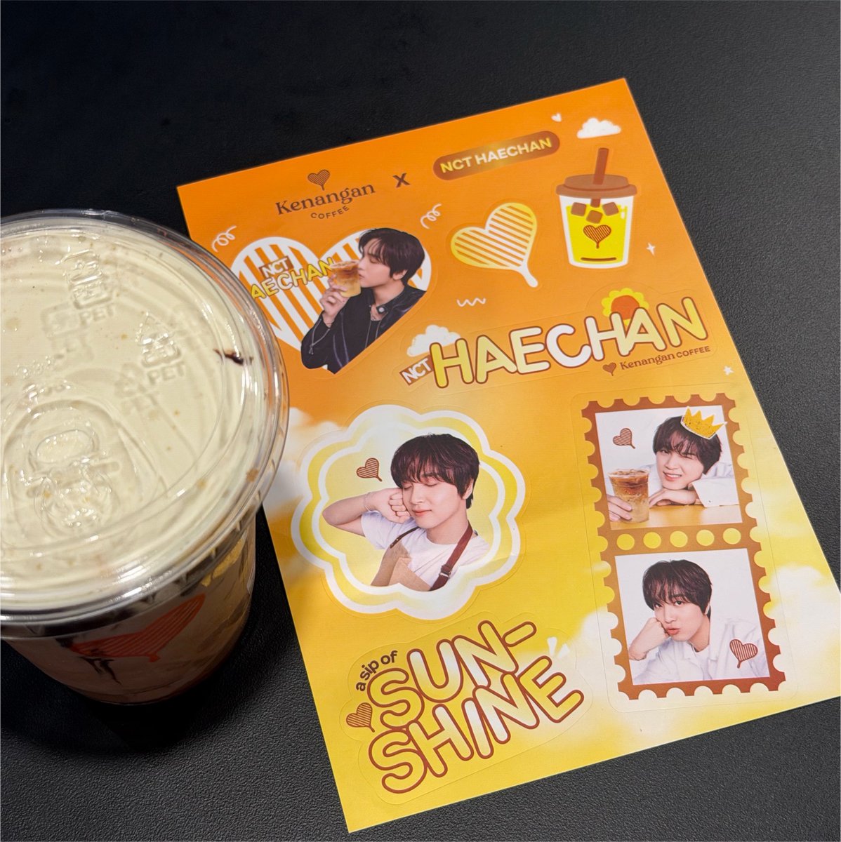 chenjico's tweet photo. haechan x kenangan coffee 🍌🐻☀️☕️

for those who can’t handle caffeine i loved the banana chocolate latte, the taste of banana is there but it’s not too overpowering hehe, it’s worth a try!! 

#KopiKenanganxNCTHAECHAN https://t.co/B83kdh57Sn