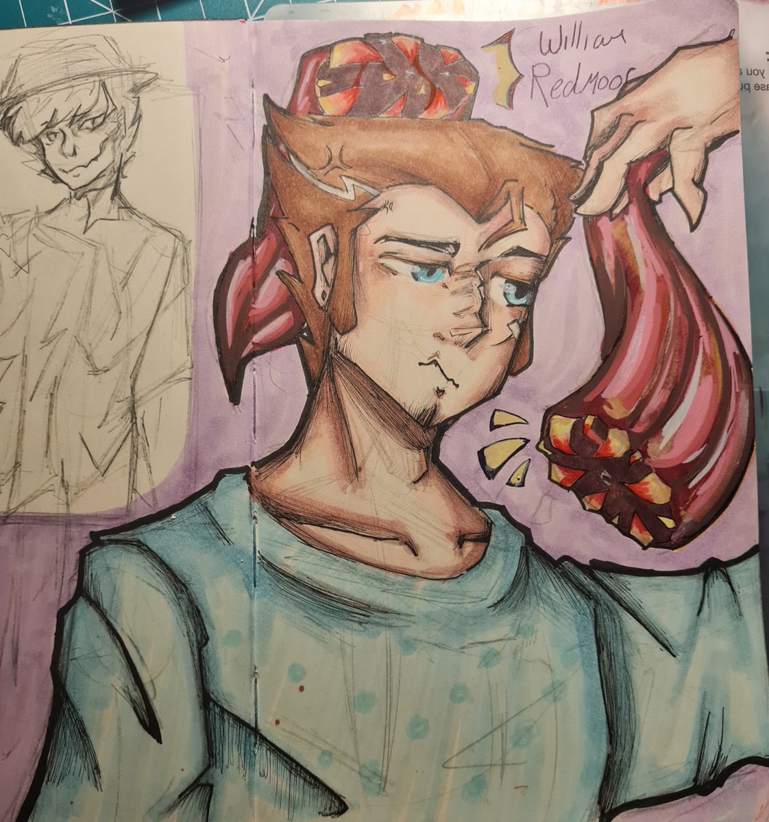 Thingymajigy_'s tweet photo. I HAVE COLORED IN BOTH WILLIAM AND THE DOCTOR >=3 hehe 
@SmekkyBoybutGal 
Enjoyy #fanart #dementium #dementiumfanart #dementiumtheward #traditionalartist https://t.co/NNFwyFYEea