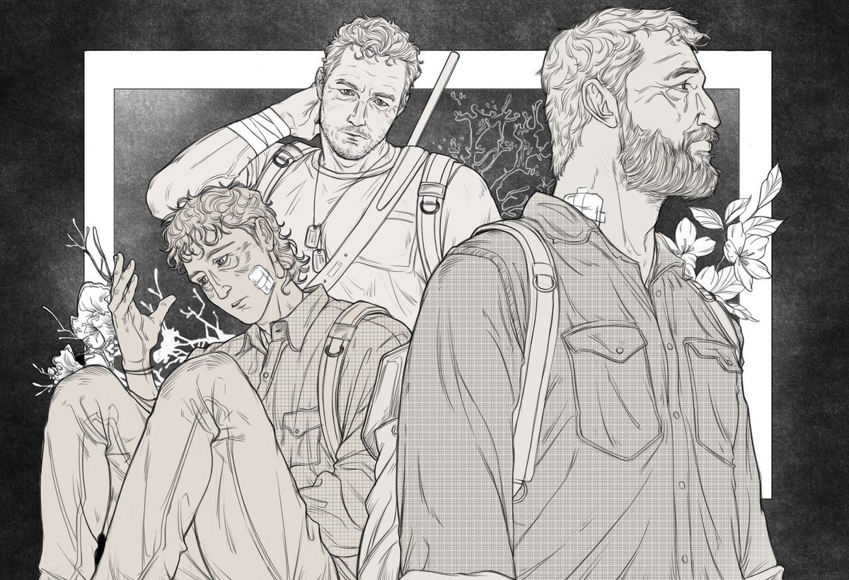 matws_art's tweet photo. #hucklerabbot + the last of us 
#thepitt 👨🏻‍⚕️🌿 https://t.co/4Rdhq4gczx