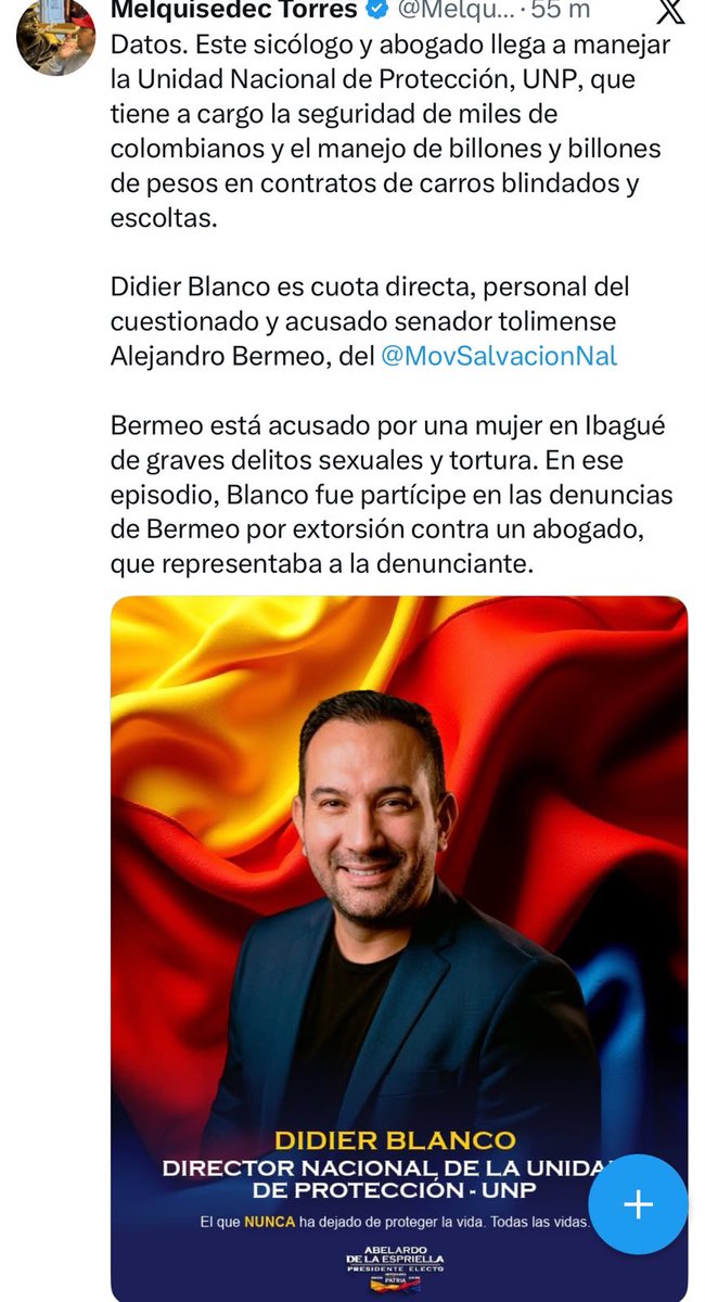 JorgeByron36's tweet photo. @lasillavacia @ABDELAESPRIELLA @DidierblancoR @UNPColombia @MovSalvacionNal https://t.co/258wb8gTdP