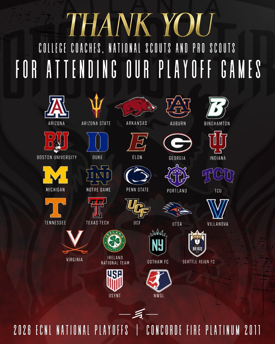 KaiBright_'s tweet photo. Thank You!
We would like to thank the coaches, national team scouts, and professional scouts who took the time to watch us compete. @reignfc @USYNT @NWSL @GothamFC @SunDevilSoccer1 @Vol_Soccer @RazorbackSoccer @SunDevilSoccer @ArizonaSoccer @PortlandWSOC @UCF_WSoccer @UTSAWSOC https://t.co/98ZspFc071