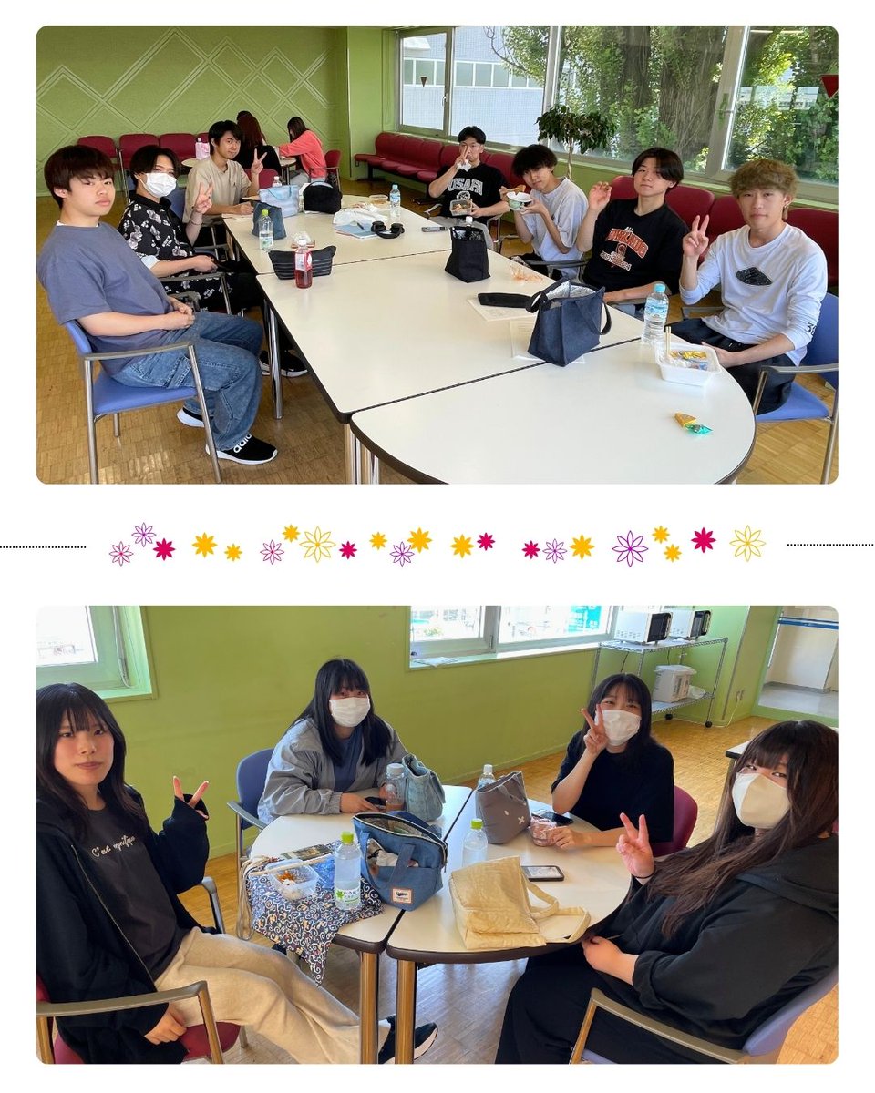 sapporo_ca's tweet photo. とある日のお昼休みの様子をお届けします📸✨
学生ホールや教室で友だちと楽しくランチをしたり、おしゃべりを楽しんだり…♪
一方で、休み時間にも勉強を頑張る学生の姿も…！！

それぞれ思い思いのお昼休みを過ごしていました😊

#札幌商工会議所付属専門学校 #札幌 #専門学校
#専門学生 #お昼休み https://t.co/RYnZRz4e5F