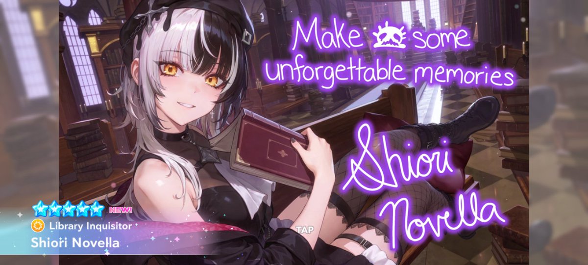 capritsuno's tweet photo. Me? I love Shiori, "The Novella" https://t.co/Qw4lrHmedP