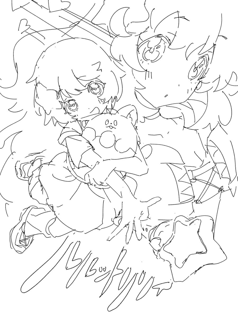 OrenoZenuchu's tweet photo. 女児ニメの絵 https://t.co/lkgsRuoN36