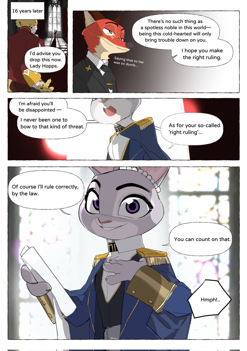 Pomfret8199's tweet photo. Nobel AU where #wildehopps grew up together since childhood.(1/3)
👉Judy is the noble, Nick is the servant
👉Lots of mistakes, some word weren't translate and the art's gotten sloppier as it goes on because I lose my patient😵‍💫 https://t.co/rAXv5thTuF