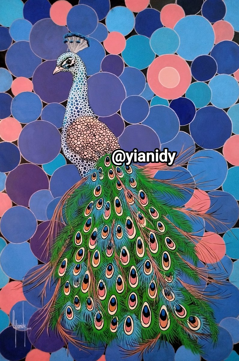 yianidy's tweet photo. "Pavo Real" 🇻🇪 @federicoalves @fraveris @gregcatarino1 @ofervi @ampomata @Neoadolfo @Surrealism_KY @JureYurko @watercolorwes @FaraoneArt @XavierZynchen @X_ArtGallery @vjmc @PMorganClarke @Havenlust @Dida_ti https://t.co/fR4KSSxUiV