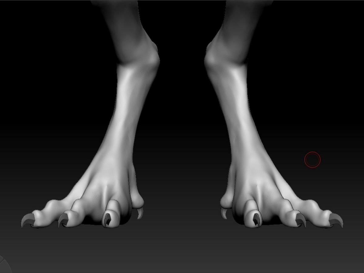 AvaKeller64's tweet photo. Horns are textured!! Wasn’t gonna touch up the legs much but  ended up redoing most the anatomy lol https://t.co/DiwTN0Wa8Q