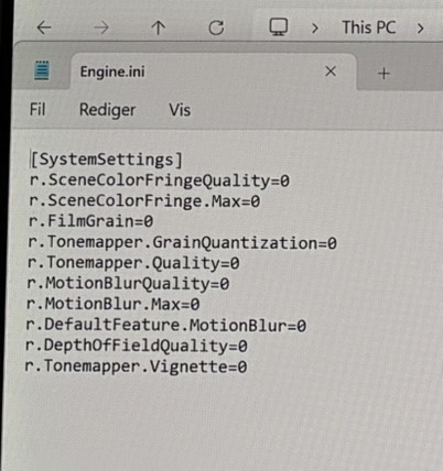 HDRgameAnalysis's tweet photo. Priliminary HDR and settings setup guide for Halo Campaign Evolved on PC and Xbox (its most likely the same on PS5).

This is a very quick guide based on playing the first hour of the game on PC and SX.

The purpose is to get something quickly out to those who bought early access. I will make a proper HDR analysis and setup guide before the game releases in 4 days, or when I have had time to play the game more.

1) Settings:

The game looks quite blurry to me, because it has the effects mentioned below, or some of them.

Chromatic aberration / Film Grain etc.
We can't turn this off in-game and that should be a crime. So the first thing I recommend PC gamers to do, is to make an Engine.ini file and write the commands I show in picture 4. It will disable Chromatic aberration, Film grain, depth of field, vignette (if there is any) and motion blur (that we can also do ingame). I don't know if the game uses all of these.

Sharpening;
I think the game needs sharpening. So I use AMDs CAS sharpening. Its a personal preference.

After turning these things off and applying extra sharpening, the game looks much better to me.

2) HDR:
I think the HDR looks pretty good, but not at default settings.

Shadows are lifted a lot in HDR compared to SDR. So contrast is worse in HDR. Luckily we can do something about it using the in-game sliders. Picture 2 is SDR and picture 3 is default HDR settings. We see how lifted shadows are in HDR compared to SDR.

We have 3 sliders. 

The HDR slider adjusts highlights. It goes up to 2000 nits. The game will output what you set on the slider.

The brightness slider effects upper shadows, midtones and upper midtones.

Increasing the contrast slider increases midtones and decreases upper shadows. Thats how a contrast slider is supposed to work. So thats great.

The problem is, that we now have two sliders that effects both upper shadows and midtones.

I have made the following suggested settings for a 500 nits, 800, 1000, 1500 and 2000 nits display. These settings will try and get closer to the shadows in SDR and it will try and have midtones / paper white, that fits each peak brightness (the higher peak brightness the higher paper white).

HDR: 2000 nits
Brightness: 10
Contrast: 25

HDR: 1500 nits
Brightness: 5
Contrast: 20

HDR: 1000 nits
Brightness: 0
Contrast: 15

HDR: 800 nits
Brightness: -3
Contrast: 10

HDR: 500 nits
Brightness: -3
Contrast: 10

At 500 nits you can go lower than -3 in brightness if you dont mind getting a dimmer image to get more space between midtones and highlights.

RenoDX HDR mod:
Since the game is using Unreal Engine 5, then we can use the multi-game mod in the extended version. I have not yet tested that.