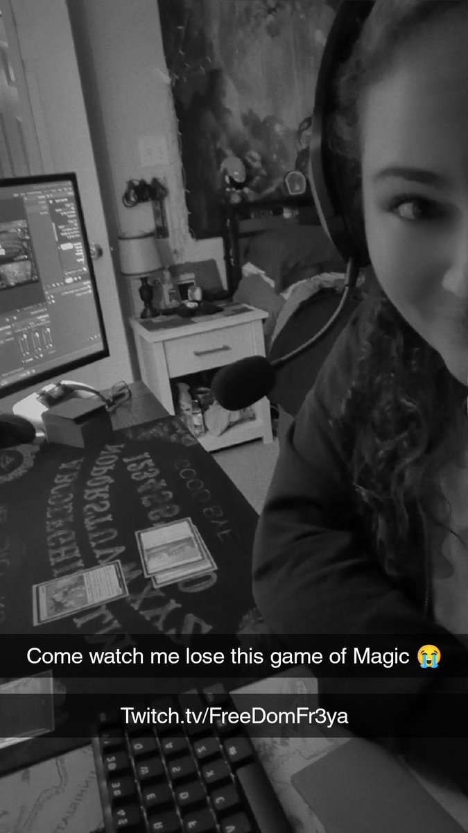 freedomfr3ya's tweet photo. Looking for fellow nerds to hangout while we do need shit... Like play Magic the Gathering lol 
https://t.co/QYaX2O4LE8

#camplejeune #nerds #magicthegathering #mtgcommander https://t.co/J4XRglieU9