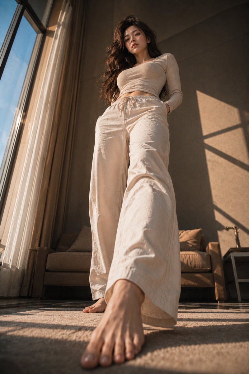 twohaze's tweet photo. 24mm wide-angle + ultra-low angle: lifestyle portraits at home.Vol.1 #AIPhotography #AICharacters #CinematicVibe #DigitalArt #RealisticPortrait #AIArt #VisualDesign #AtHomePortrait https://t.co/olDKWG0fCD