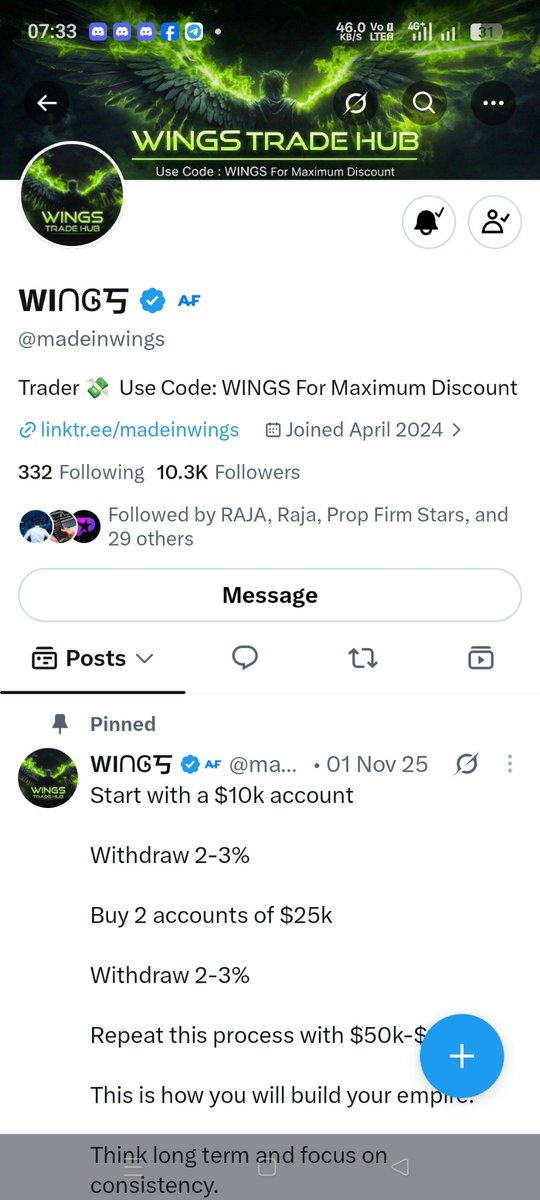 prasanthfx's tweet photo. @madeinwings @PropFirmStars Everything Done ✅💯 
Hope I'm going to win Because life-changing opportunity in my Trading career 

@ISP_TRADER 
@Hunter_Fx1 
@tradercharley10 https://t.co/dr355SUMB4