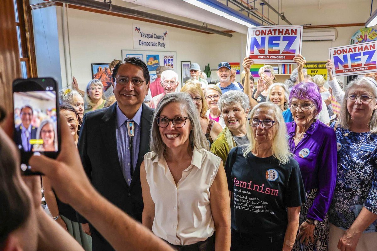 NezForAZ's tweet photo. Exciting event last night in Prescott as I was honored to speak at the opening of the Copper State Victory coordinated campaign office! https://t.co/1MFJrvJggr