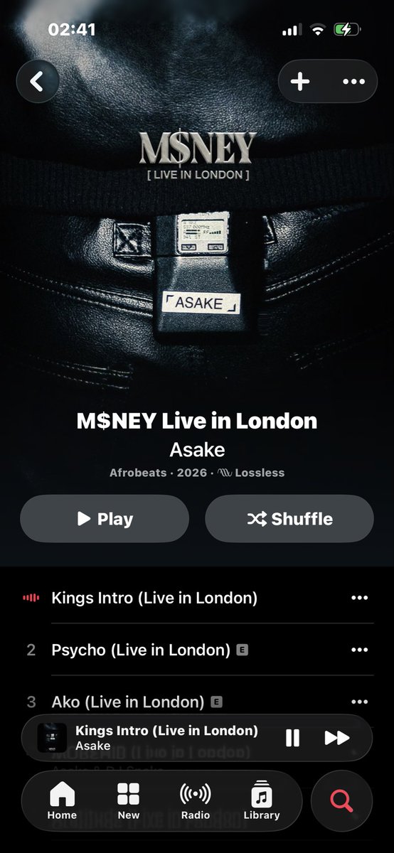 oghene_megan's tweet photo. M$NEY live in London is another perfect form of the org M$NEY album.
Thank you ASAKE😭❤️
#MMWTF https://t.co/CntQLDRCRL