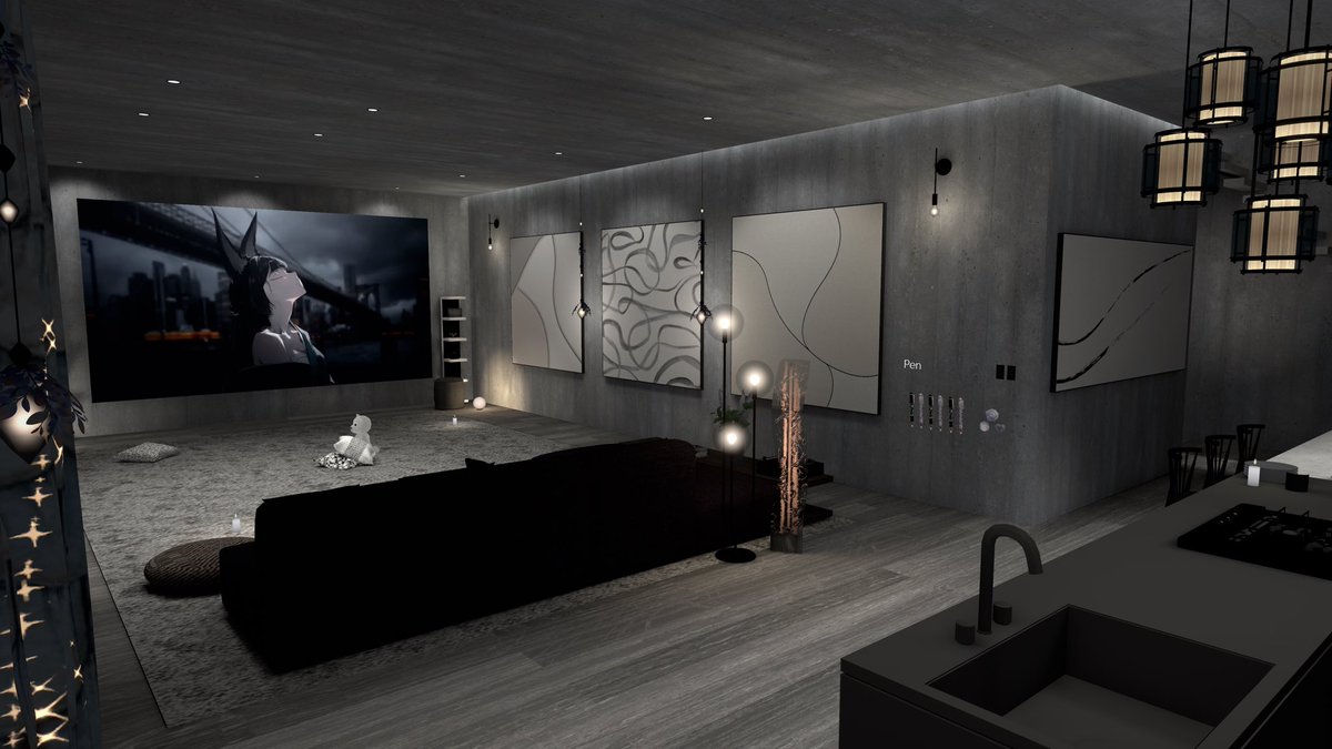 miyuvuoO's tweet photo. 🎞️    ワールドを公開しました
大人数でも少人数でもゆっくり過ごせます
広く落ち着いた空間で、大切な人との時間を。

𝖶𝗈𝗋𝗅𝖽：𝖸𝖮𝖴.

🔗 https://t.co/OpkViQUIio

#VRCワールド紹介 #VRChat #VRChat_world紹介 https://t.co/7V8fauEuO2