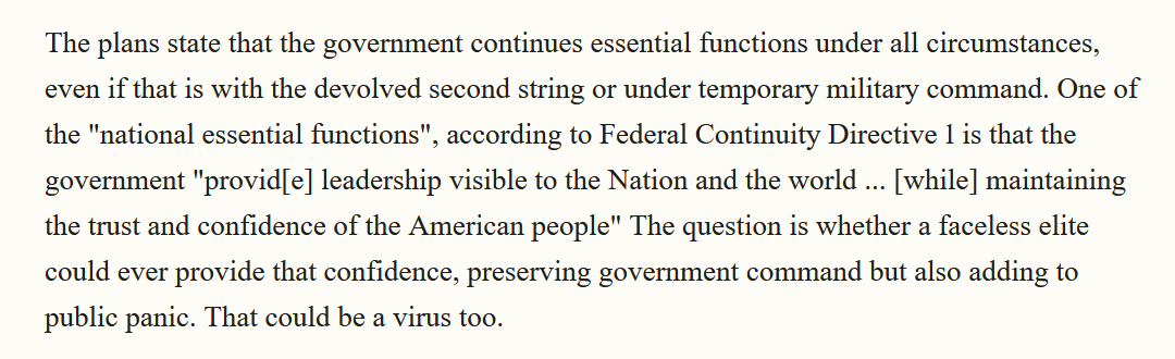 MrHappyInk's tweet photo. Considering the strange first few months of the Biden "presidency," w/the "inauguration," NG in DC, a fence surrounding the WH, an oval office w/changing backgrounds across the street, the etc., I found this March 2020 article in Newsweek rather interesting, especially the last paragraph...
https://t.co/KgsZaWZn97