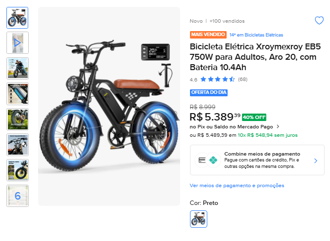 AdrianoNedy's tweet photo. Bicicleta Elétrica Xroymexroy EB5 750W para Adultos, Aro 20, com Bateria 10.4Ah https://t.co/BejJWcIKAj https://t.co/KdbSk5YflI