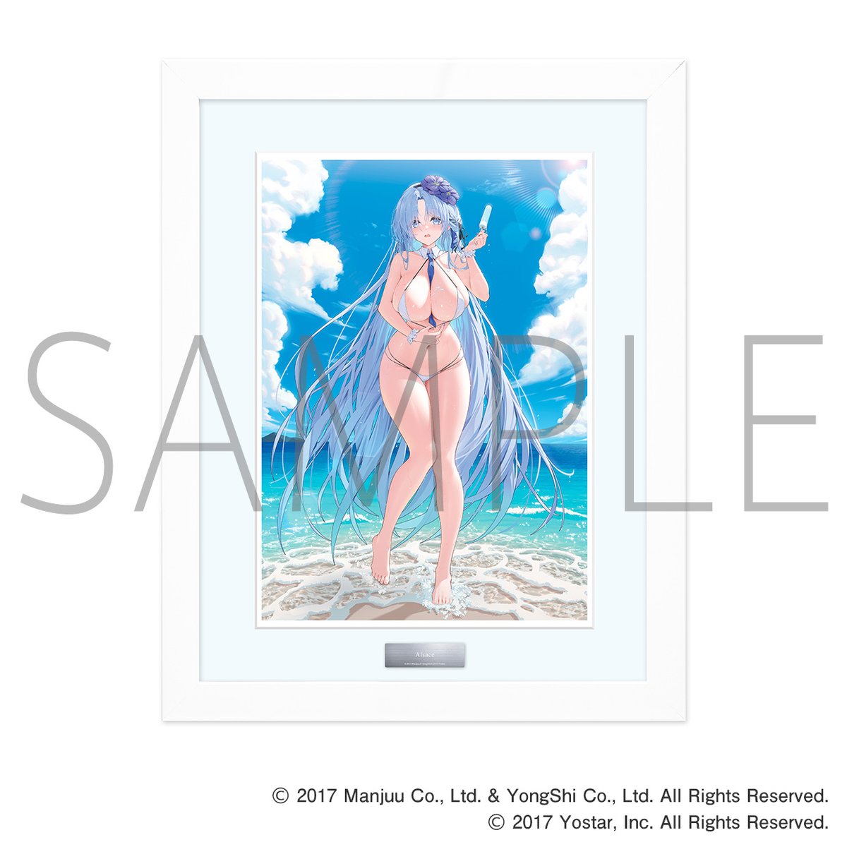 maji_get's tweet photo. 「#アズールレーン」サマーフェア2026
商品ラインナップを紹介📢

世界にひとつのシリアルナンバー入り
豪華額装仕様のキャラファイングラフ！

マジゲット
https://t.co/v6fVWnqmU0

📣期間
8月18日(火)～9月7日(月)

#アズレンサマーフェア2026 https://t.co/qcRRM3AcER
