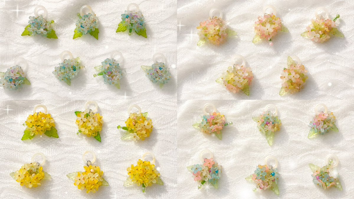 coconutmade's tweet photo. 열심히 만든 💐수국 비즈 메지루시💐 판매 시작!

디자인이 다 달라서 선택 가능하게 해두었어요! 그리고!!! 품절 시 추가 제작 계획 없습니다!

#RT 추첨 한 분께 샘플로 제작된 비즈 메지루시 하나 보내드릴게요

https://t.co/LE2PHk1QcJ https://t.co/uTDxpLXpCm
