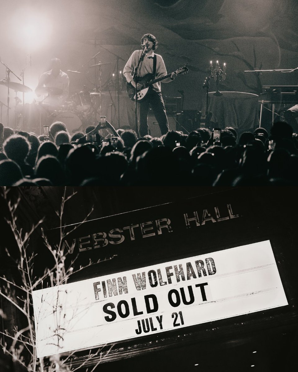 fwolfhardupdate's tweet photo. Finn at Webster Hall in NYC Tuesday night!

1/2

📸: Lexi Yob via websterhall on Instagram https://t.co/P3EZ0qAKS6