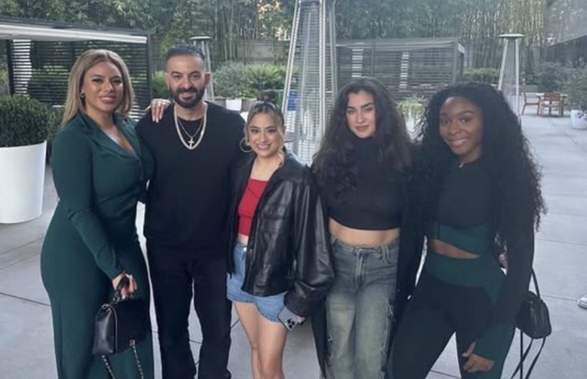 iconpopnews's tweet photo. 🚨‼️ Fifth Harmony is rumored to be making their big comeback this August 2026, after being spotted with Mike G (agent at United Talent Agency (UTA)

- Camila Cabello’s attendance is still undecided at this moment. https://t.co/SlLJiJc6oM
