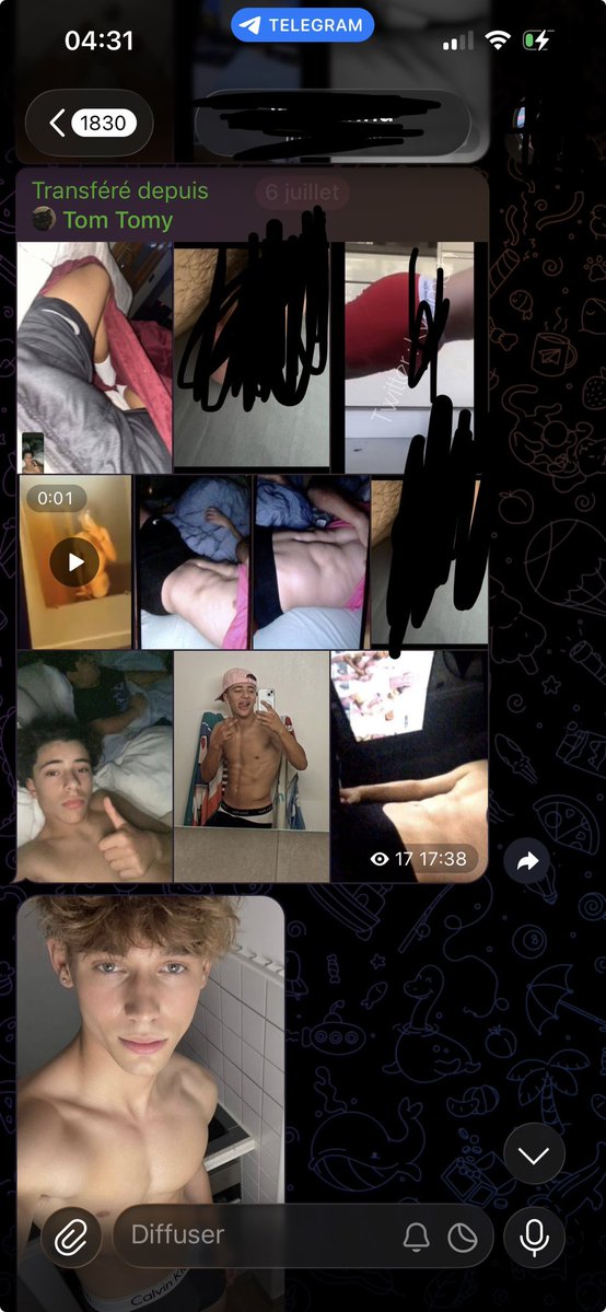jule_t82's tweet photo. dernier leaks de marceau,leny,helias et polat dispo dans mon canal telegram 🚨🚨🚨🚨
venez prv si intéressé 
#nude #leak  #celebrite https://t.co/xlUy0IcJbr