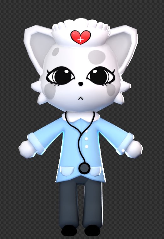 shibaki3D's tweet photo. My Head Nurse redesign! 💉
I’ve had so much fun while modeling her 💕
#animalhospital #animalhospitalroblox https://t.co/EnJV0kdJ72