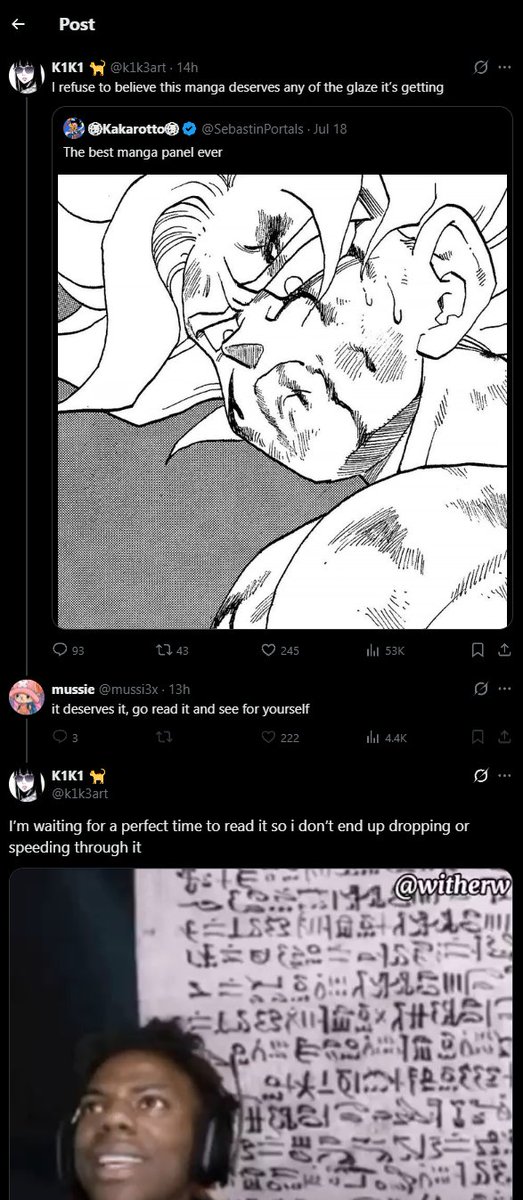 EpikEpikson's tweet photo. Every time someone says this, it's always someone who self-admits that they haven't actually read the series in its entirety yet has things to say against it

But what's funnier is that this is a Boruto fan and their own mangaka uses DB for reference material when making fights https://t.co/cZDA6u10yI