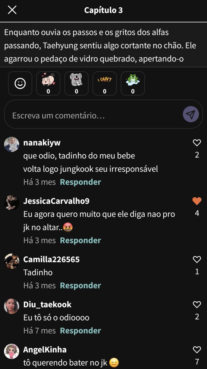 cotyTK_'s tweet photo. Aquele momento da fic q todo mundo começa a odiar o personagem https://t.co/e3fVDE4xbG