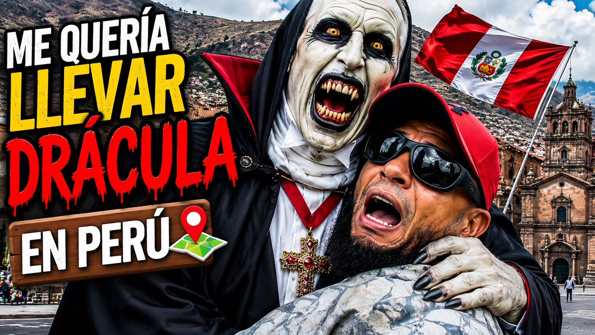 MIKELEZX's tweet photo. EN PERÚ ME QUERÍA LLEVAR DRÁCULA https://t.co/EX16WYbZCF vía @YouTube https://t.co/aT7iUyutFU