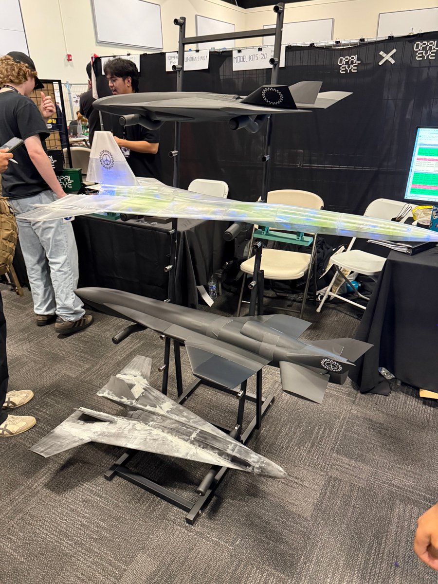DJSnM's tweet photo. One of the booths at Open Sauce had a team that were working on a drone which might compete in the Boom challenge. https://t.co/PBQo57S7Dg