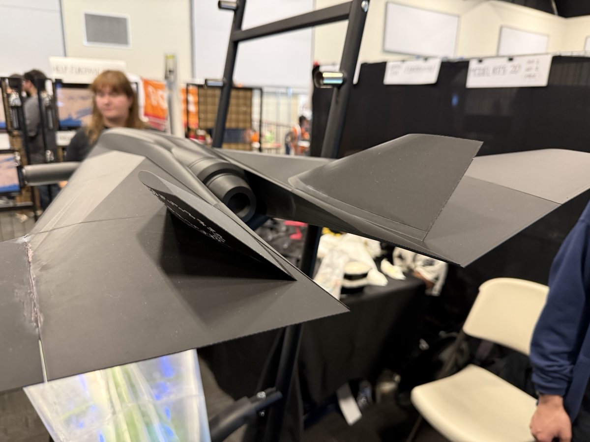 DJSnM's tweet photo. One of the booths at Open Sauce had a team that were working on a drone which might compete in the Boom challenge. https://t.co/PBQo57S7Dg