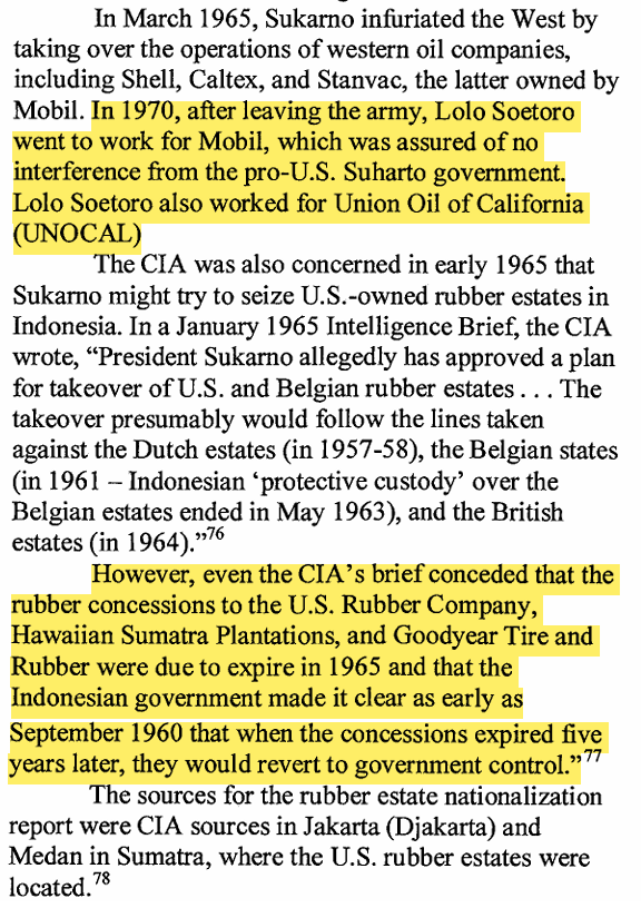 toxictiramisu's tweet photo. Lolo Soetoro, Obama's stepfather, was a CIA-trained ofc. who joined the 1965 coup that overthrew Sukarno. He later worked for Mobil Oil, a Rockefeller co., the family that financed MKULTRA. Sukarno collapsed vomiting in '65, probably from Sidney Gottlieb's MKULTRA poison program. https://t.co/9yeGVAxkt5