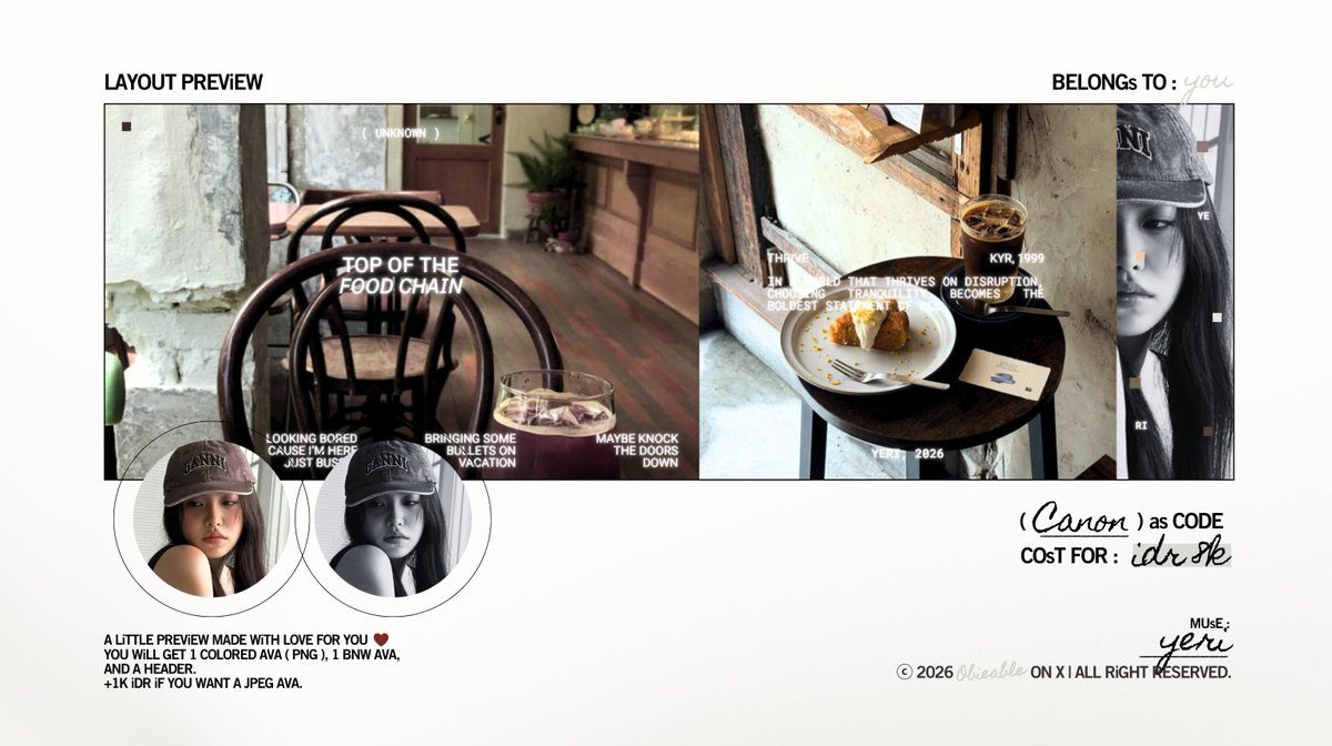 obieable's tweet photo. Repost are appreciated. 

Freshly designed and ready to pickup—these ready stock layout featuring JAEHYUN, GISELLE, YERI, and WINTER are finally up for grabs! 

PNG AVA &amp; Free retext.
Contact me: https://t.co/YUKlQjcnms

#bealanja https://t.co/qyTWKIvAF2
