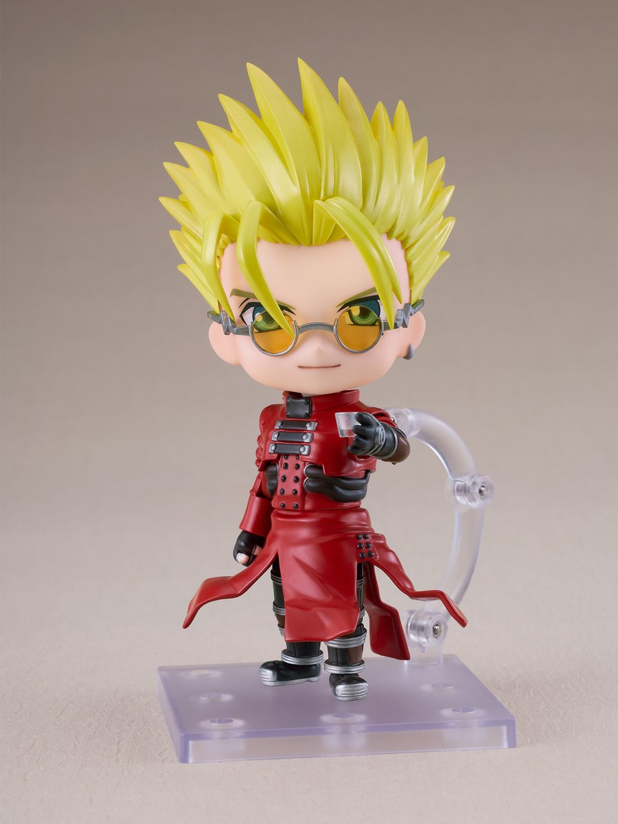 chugaionline's tweet photo. 【#トライガン・マキシマム】
デフォルメ可動フィギュアシリーズ『ねんどろいど』
ヴァッシュ・ザ・スタンピード、ニコラス・D・ウルフウッドの予約受付中！
肘や膝の関節が可動するので様々なポーズをアレンジ可能！法人限定の予約特典もチェック！

予約期間：2026年7月21日(火)9:00～8月21日(金)23:59まで

◆Chugaionlineご注文はコチラ
・ヴァッシュ https://t.co/QpaVKmydlY
・ニコラス https://t.co/7uqN5EdCdq
詳細はコチラhttps://t.co/7jnsm3UJym

◆グッドスマイルカンパニー公式ショップ
・ヴァッシュ https://t.co/rPPXq39rA0
・ニコラス https://t.co/Rn2bHO7XVn

※画像はイメージです。実際の商品と異なる場合が御座います。
#トライガン・マキシマム #トライガン #ねんどろいど