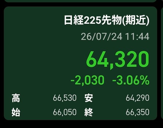 kaoru88ca's tweet photo. 先物＼(^o^)／ｵﾜﾀ

このままだとキオクシア54000行くなぁ https://t.co/HLK4WRH8iT